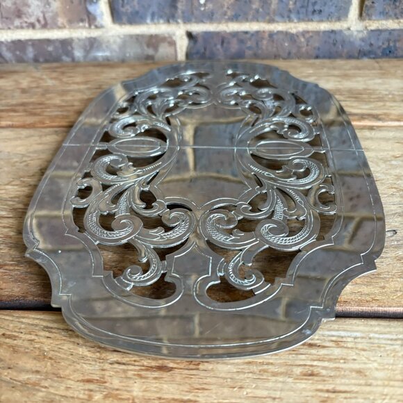 Vintage Manning Bowman Expandable Silver Plated Trivet Hot Plate READ - Picture 5 of 13